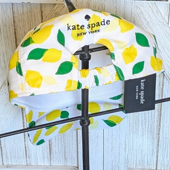 ♠️ Kate Spade New York 🍋Lemon Toss Baseball Cap NWT - Picture 3 of 7